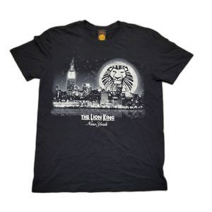 The Lion King New York Broadway Musical T Shirt. Size Large